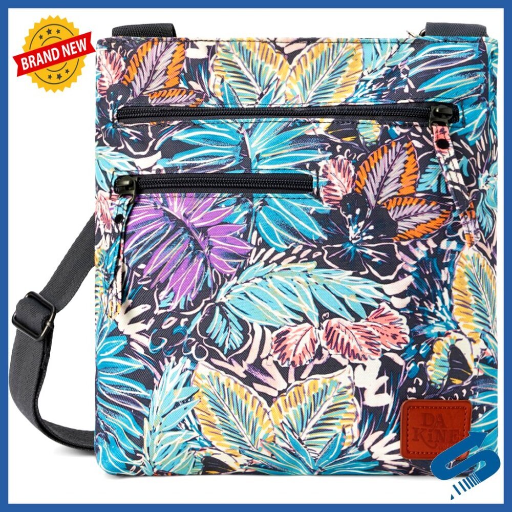 Recycled Polyester Crossbody Bag with Tablet Pocket, Casual Sling